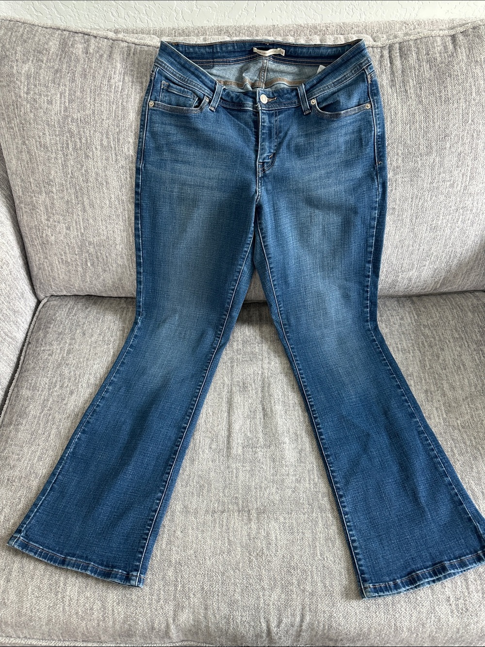Levi's 529 Curvy Bootcut Medium Blue Women's Jeans